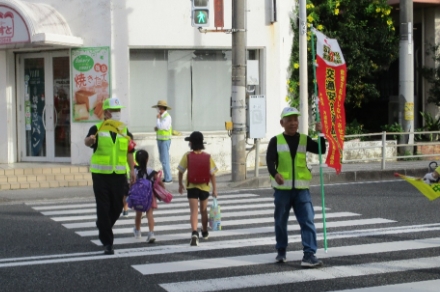 子供達を見守るボランティア